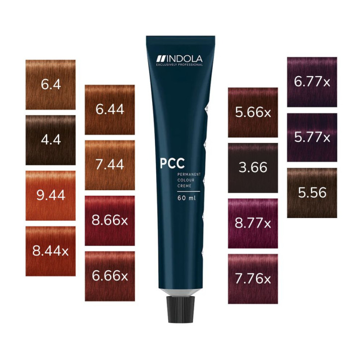 Indola PCC Permanent Color Cream 8.44x Hellblond Extra Kupfer 60ml